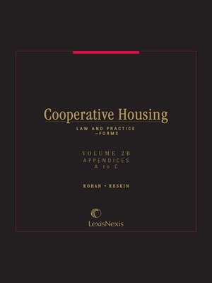 cover image of Cooperative Housing Law and Practice